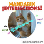 Hey! 12 Mandarin Interjections For You!